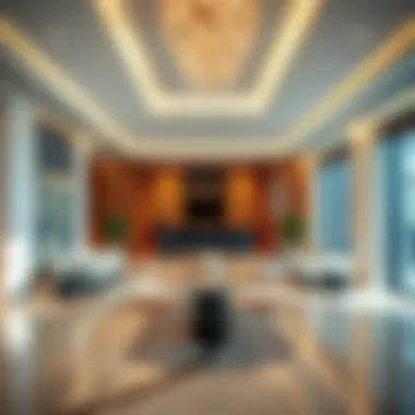 Luxurious Interior Amenities at Rotana Hotel Al Jaddaf Interior showcasing luxurious amenities and modern design