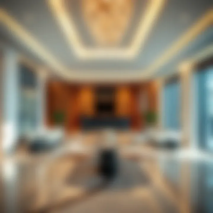 Luxurious Interior Amenities at Rotana Hotel Al Jaddaf Interior showcasing luxurious amenities and modern design