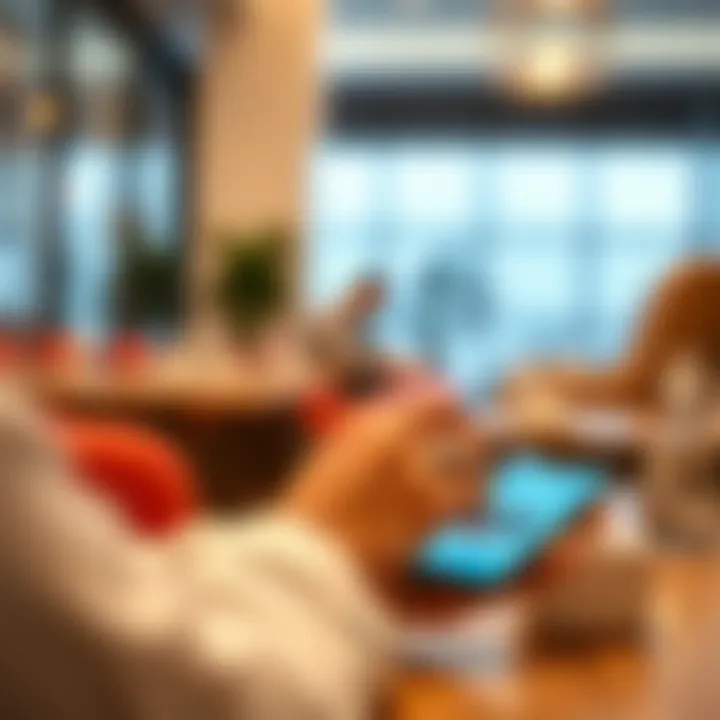 A user making a payment through Sewa Quick Pay on a smartphone