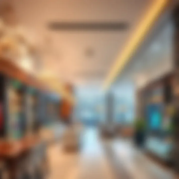 Designing Retail Success in Al Barsha A modern shop interior designed for retail success in Al Barsha