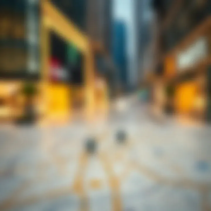 Mapping Prime Locations for Business Prime locations for shops in Al Barsha marked on a map
