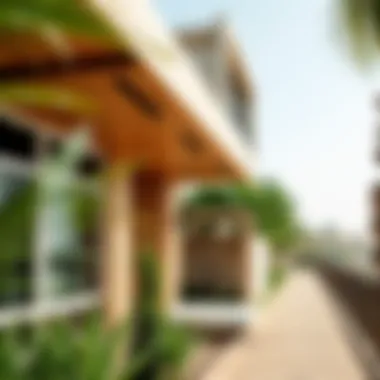 Innovative Eco-Friendly Architecture in Spinneys Mangrove Village Architectural design elements of eco-friendly homes in Spinneys Mangrove Village.
