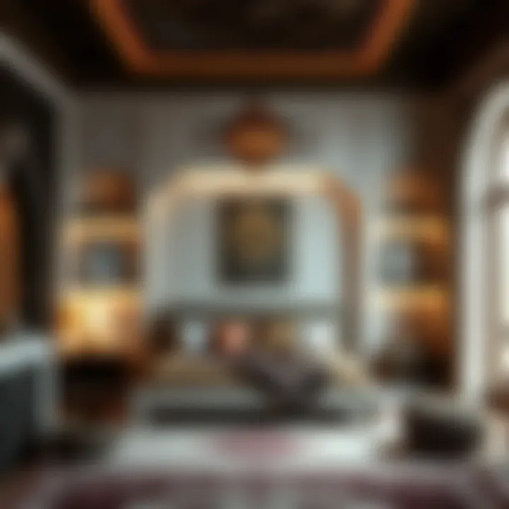 Traditional Arabian-inspired bedroom design