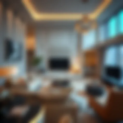 Luxurious Living Room Decor Luxurious living room with contemporary decor