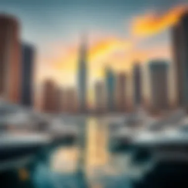 Dubai Marina: A Hub of Luxurious Lifestyle Vibrant atmosphere of the Dubai Marina with luxury yachts and high-rise buildings