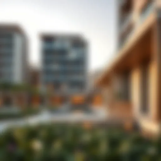 Exterior view of The Cove showcasing modern architecture