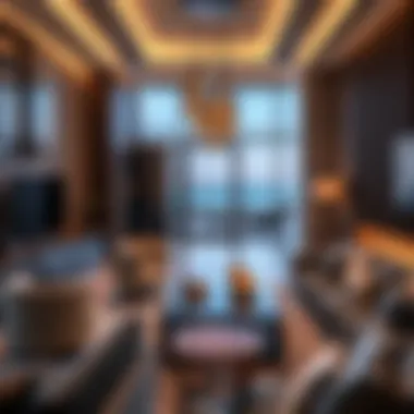 Interior design of a luxury apartment in The Cove