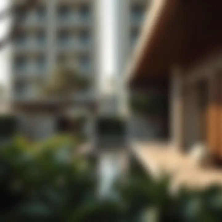 Architectural elements reflecting Zen philosophy