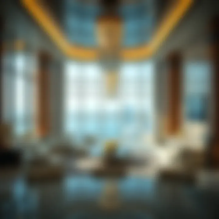 Luxurious Interior of The Palm Tower Luxurious interior design of The Palm Tower residence