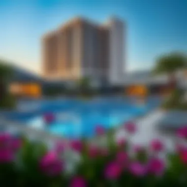 Community Amenities at The Point Dubai Luxurious community amenities at The Point Dubai including pools and gardens