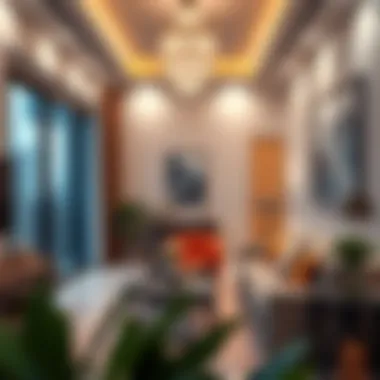 Interior of a 1 BHK Apartment Modern 1 BHK apartment interior