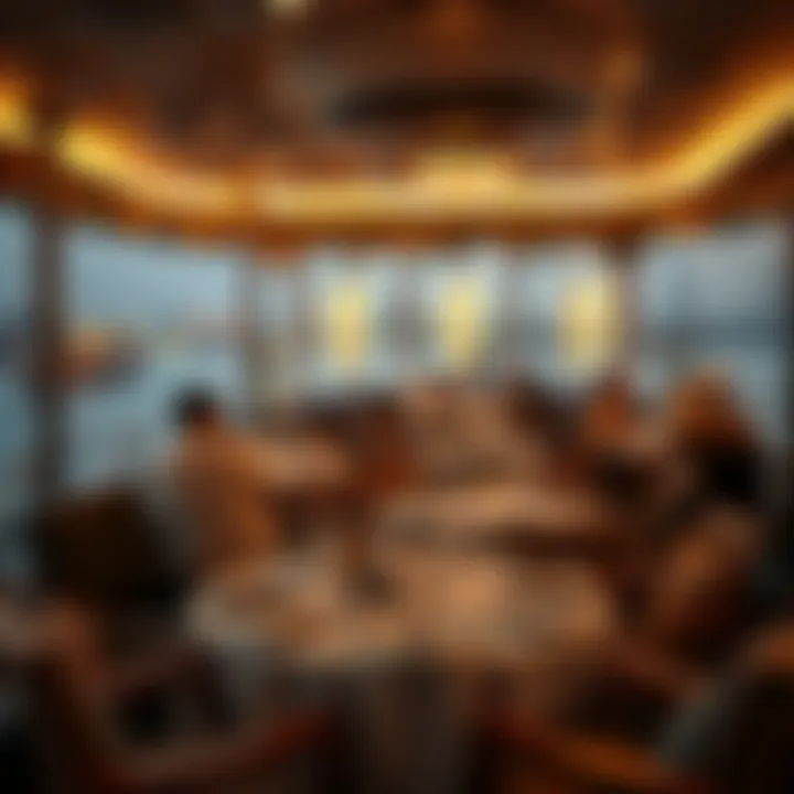 Dining experience on a dhow cruise