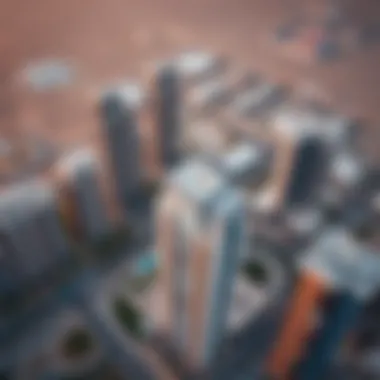 Dubai's Evolving Real Estate Market Aerial view of a Dubai real estate development