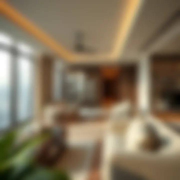 Luxury Living in Dubai Modern Dubai apartment interior reflecting luxury living