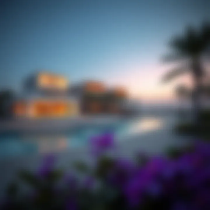 Beachfront Properties at Heera Beach Luxurious beachfront properties lining the shores of Heera Beach