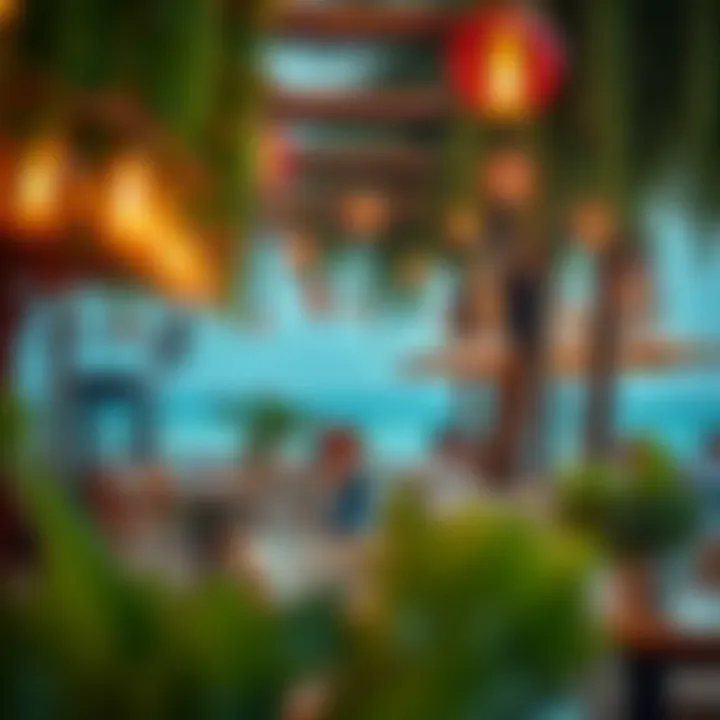 Local Lifestyle at Heera Beach Vibrant local lifestyle at Heera Beach with cafes and leisure activities