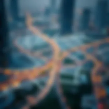 Connectivity Map of Muroor Road Map illustrating the connectivity of Muroor Road within Abu Dhabi.