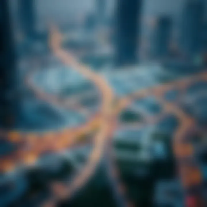 Connectivity Map of Muroor Road Map illustrating the connectivity of Muroor Road within Abu Dhabi.