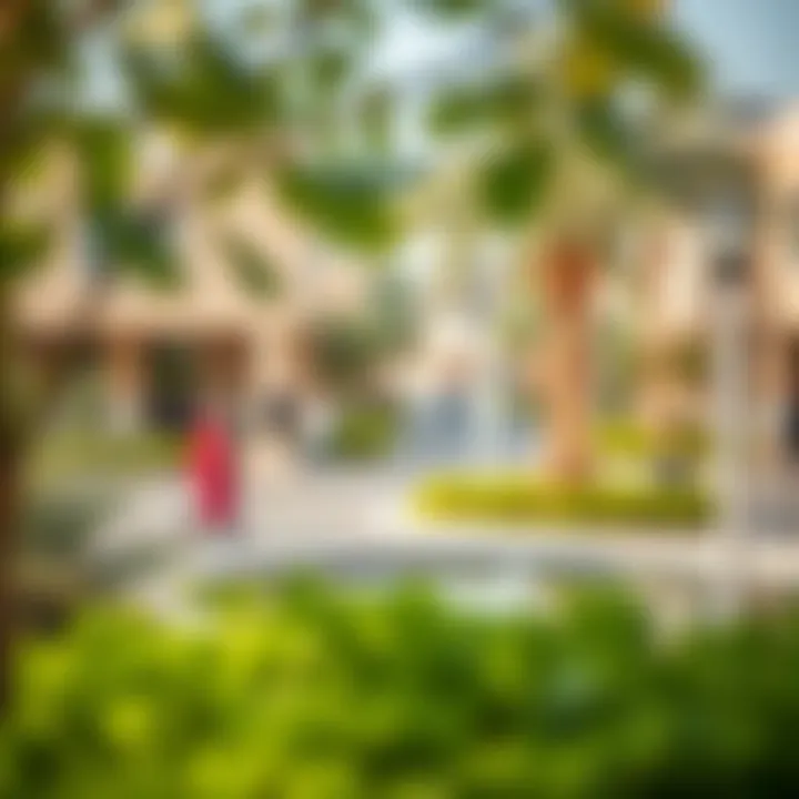 Vibrant Community Life in Jumeirah Village Circle Vibrant community life in Jumeirah Village Circle with parks and recreational areas