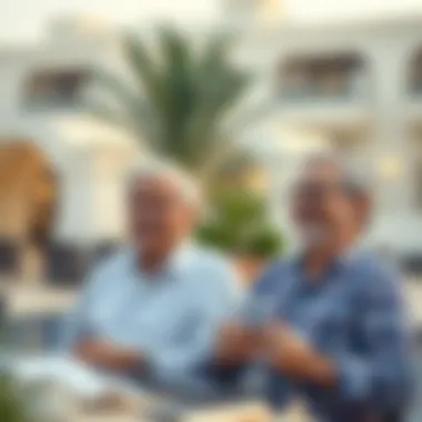 Living in Dubai: A Senior Perspective An elderly couple enjoying the Dubai lifestyle