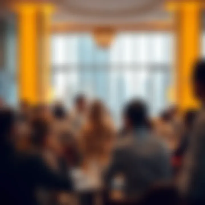 Networking in Dubai: Expatriate Connections A diverse group of expatriates networking in Dubai