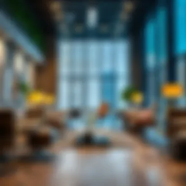 Modern Office for Contract Review Modern office setting for contract review