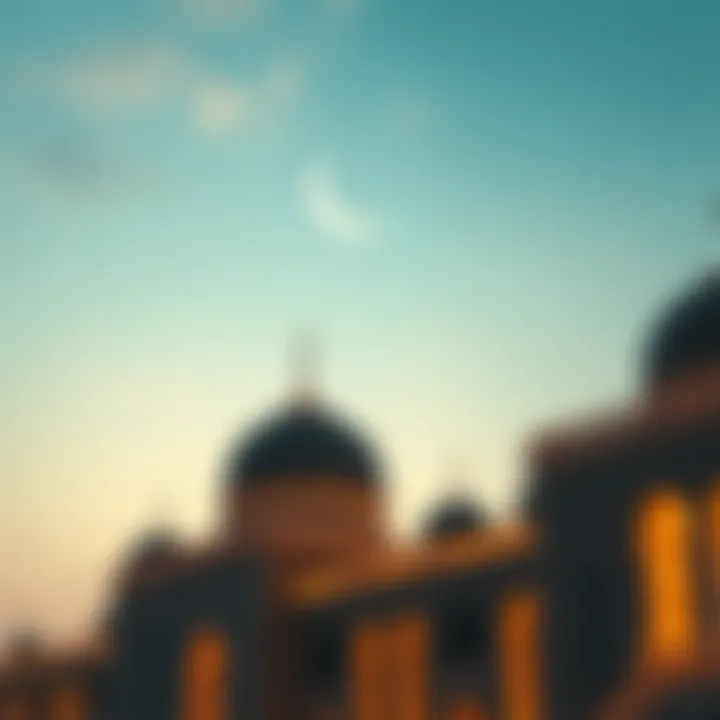 Crescent Moon and Ramadan Significance Crescent moon symbolizing the start of Ramadan
