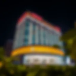 Stunning exterior view of Uniestate Sports Tower showcasing architectural brilliance