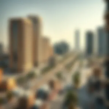 Diagram showcasing urban planning influenced by Makani numbers