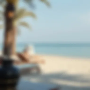 Relaxing on Beaches Accessible Without a Visa A serene beach setting in a visa-free country for Dubai residents