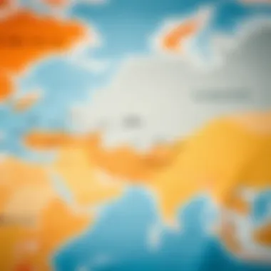 Mapping Visa-Free Travel Opportunities A map highlighting the countries available for visa-free travel for Dubai residents