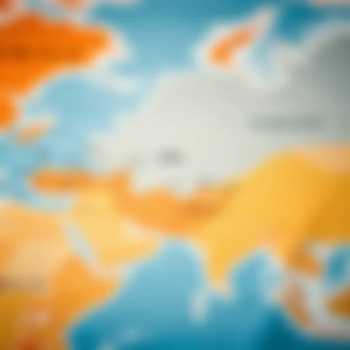 Mapping Visa-Free Travel Opportunities A map highlighting the countries available for visa-free travel for Dubai residents