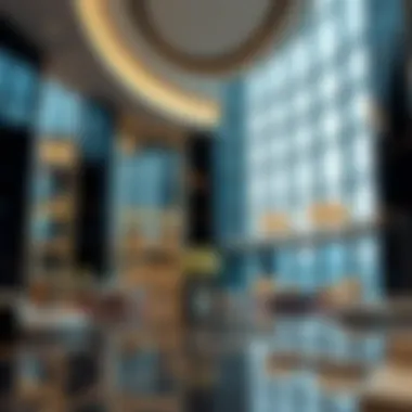 Inside Vista Tower: A Gateway to Elegance Luxurious lobby design of Vista Tower