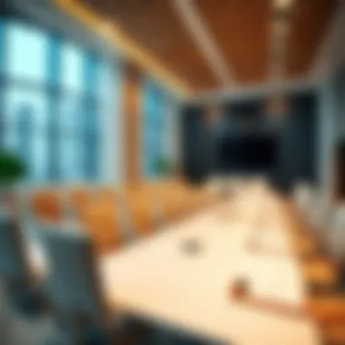 Business Facilities at Yas Island Rotana Modern conference room equipped for business events
