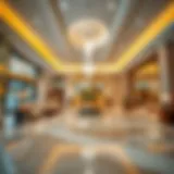 Luxurious lobby of Yas Island Rotana showcasing elegant design
